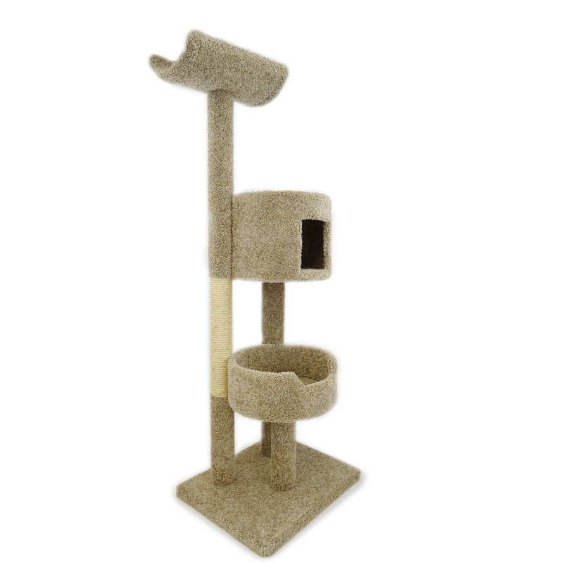 New Cat Condos 67" Deluxe Cat Tree & Reviews Wayfair